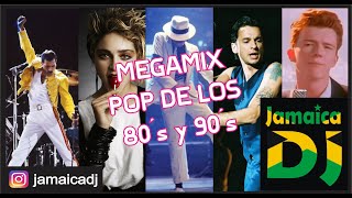 Clásicos Pop de los 80 y 90´s  Mega enganchados DJ Jamaica [upl. by Assilam]