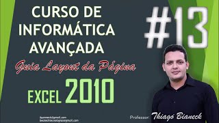 Aula 13  Excel para Concursos  Prof Thiago Bianeck [upl. by Merrie]