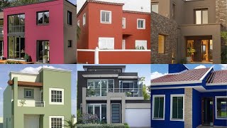 🎨100 Colores De Pintura para Casa 2024  Fachadas de Casas Bonitas y Sencillas 2024 [upl. by Yeca]