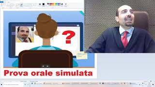 Prova orale del concorso simulato  diretta Youtube PARTE 1 632021 [upl. by Celesta474]