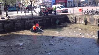 Rubbish in the River Freshney Grimsby [upl. by Line]