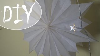 Einfache Papiersterne aus Tüten  DIY Tutorial [upl. by Anelem539]