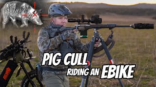 EBIKE Pig Hunt  Feral Animal Shooting with my 308Win Rifle amp Thermion 2 LRF XG50 Thermal Scope [upl. by Sharl]