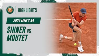 Sinner vs Moutet Round 4 Highlights  RolandGarros 2024 [upl. by Amaryllis]