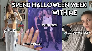 SPĘDŹ ZE MNĄ HALLOWEENOWY TYDZIEŃ  grwm zakupy impreza paznokcie [upl. by Herzog]