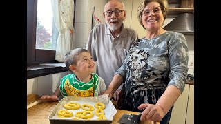 TORTA DI MELE BISCOTTI CROCCANTI INSIEME A LUDOVICO  RICETTA DELLA NONNA MARIA [upl. by Teressa]