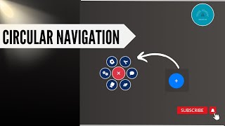 Circular Navigation Animated using HTML CSS JavaScript  WhizMaster [upl. by Arotal]