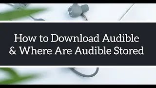 How to Download Audible BooksampWhere Are Audible Files Stored 2020 [upl. by Mayyahk]