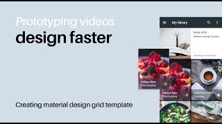 Figma Material Design System Prototyping simple material grid [upl. by Levenson]