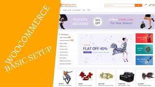 WooCommerce basic setup [upl. by Hosbein]