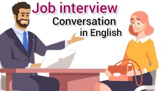 job interview conversation in english  job interview tell me about yourself [upl. by Eynobe]