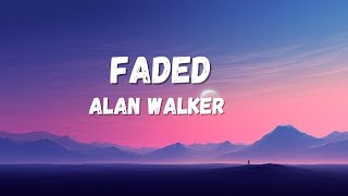 Alan Walker Faded Lyrics video [upl. by Clemente]