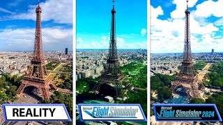 Flight Simulator 2024 vs 2020 vs Reality  Graphics Comparison  4K Ultra [upl. by Ahsinod]