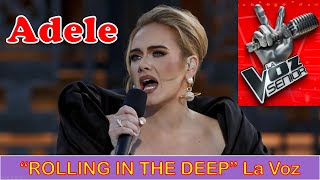 Adele quotROLLING IN THE DEEPquot En Diferentes Versiones y En Español La Voz Homenaje [upl. by Brooking263]