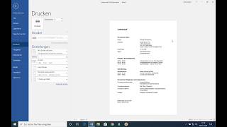Tabellarischer Lebenslauf mit Word erstellen [upl. by Ahseniuq623]