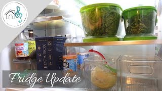 Fridge amp Freezer Organizing Update  Get Organized Month 3 [upl. by Annaiuq]