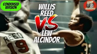 Lew Alcindor vs Willis Reed  MVP vs MVP [upl. by Yeltneb510]