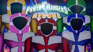 power rangers lightspeed rescue opening in Roblox [upl. by Aierdna839]