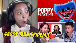 Quen Blackwell Plays Poppy Playtime and Reacts to Cody Ko Takes Over the Button  Cut [upl. by Gnuoy]