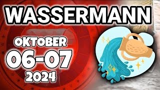 horoskop Wassermann 0607 Oktober 2024 [upl. by Swanson]