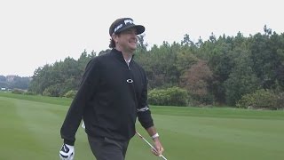 Bubba Watson’s near albatross at HSBC [upl. by Ynoffit]