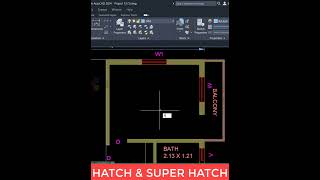 How to use Super Hatch in AutoCAD  AutoCAD Tutorial [upl. by Nahrut483]