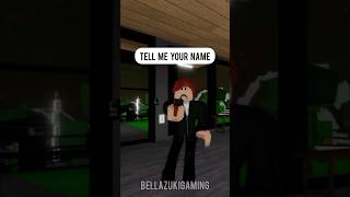 When you spell your name backwards 😂 meme BELLA ZUKI  roblox shorts ytshorts brookhaven [upl. by Niliram]