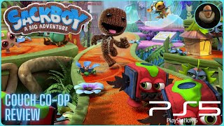 Sackboy A Big Adventure Couch Coop Review PS5 [upl. by Zosema970]