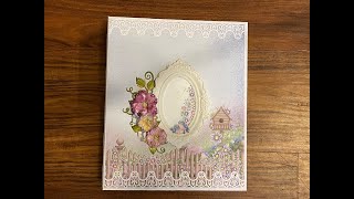 HEARTFELT CREATIONS CLIMBING CLEMATIS TUTORIAL ALBUM PART 3 SHELLIE GEIGLE JS HOBBIES AND CRAFTS [upl. by Nilknarf]