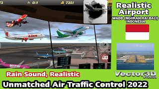 Unmatched Air Traffic Control 202206 WADD NGURAH RAI BALI AIRPORT Indonesia Realistic Graphic [upl. by Luar]