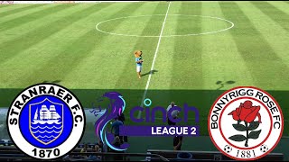 Stranraer vs Bonnyrigg Rose  Manager Interview 130822 [upl. by Bilbe]