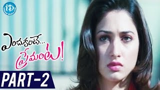 Endukante Premanta Full Movie Part 2  Tamanna Ram  A Karunakaran [upl. by Nagirrek]