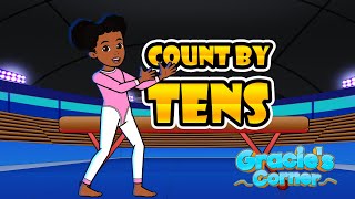 Count by Tens  Skip Counting with Gracie’s Corner  Nursery Rhymes  Kids Songs [upl. by Arekahs]