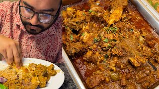 Eating IftarRice amp Spicy Meat Curry Biryani Kabab With Friends at The Buffet Stories Dhanmondi [upl. by Vanhomrigh]