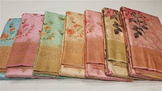 Printed Silk Saree Collection 2020  Sarees Online Shopping Vlog  Soft Silk Saree Review  PREMJoy [upl. by Notgnilra]