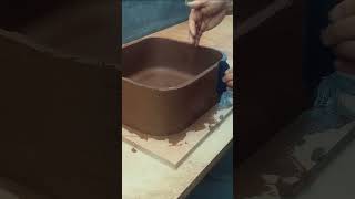 How to Make Cracked Pottery with Sodium Silica  Clay Slabs Techniques [upl. by Yrrem]