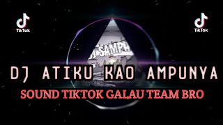 DJ ATIKU KAO AMPUNYADAYAK VIRAL SOUND TIKTOK GALAU TEAM BROO ZONA KALIMANTAN [upl. by Peyter]