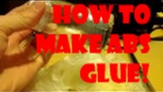 How to make ABS glue PLUS IRON MAN MASK DIY PREVIEW [upl. by Laeno]