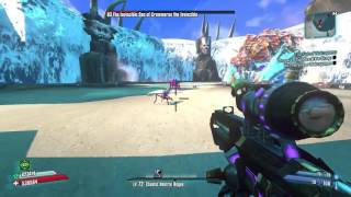 Borderlands 2  Two Fang Zer0 vs Son of Crawmerax 215 [upl. by Matias250]