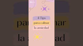 Tips para calmar la ansiedad [upl. by Francois132]