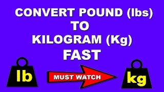 Fast Maths Trick to Convert Pound to kg in a Few Seconds in Mind  Hindi [upl. by Eyot]