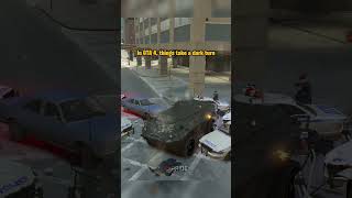 Tank vs max wanted level cops in GTA games gta gta5 shorts gaming gtasanandreas gtavicecity [upl. by Augustina]