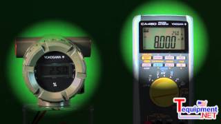 Yokogawa CA450 Process Multimeter amp Loop Power Indicator Demo [upl. by Ocimad]