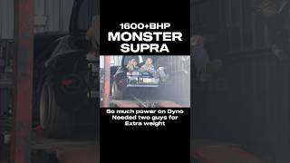 Monster Supra 1600BHP on Dyno🫡 supra monster dyno cars fast [upl. by Kifar968]