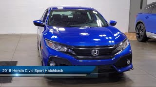 2018 Honda Civic Sport Hatchback Akron Canton Wadsworth Cuyahoga Falls Green [upl. by Chenee]