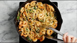 Garlic Butter Shrimp Pasta [upl. by Anner373]