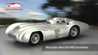 ckmodelcarsvideo Mercedes Benz W196R Stromlinie CMC [upl. by Seravaj]