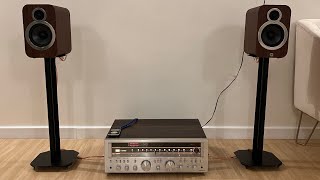 Q Acoustics 3020i and Sansui G 8700DB [upl. by Tavy637]