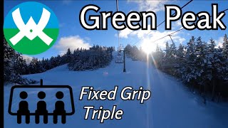 Waterville Valley  Green Peak Triple [upl. by Sirrot]