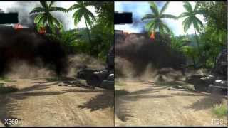 Far Cry 3 Xbox 360 vs PS3 vs PC Comparison HD [upl. by Ibmab]